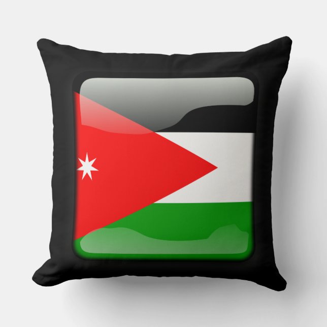 Flag of Jordan Cushion (Front)