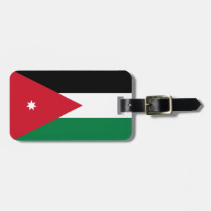 Flag of Jordan Easy ID Personal Luggage Tag