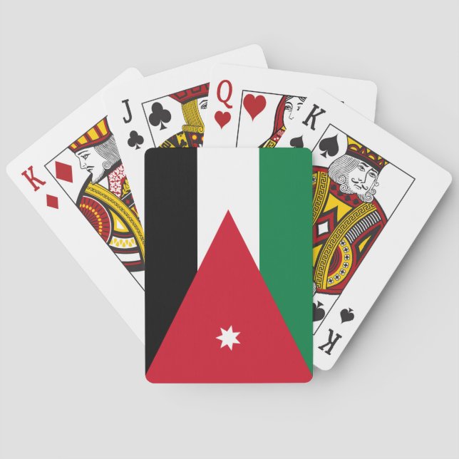 Flag of Jordan Playing Cards (Back)