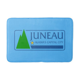 Flag of Juneau, Alaska Bathroom Mat