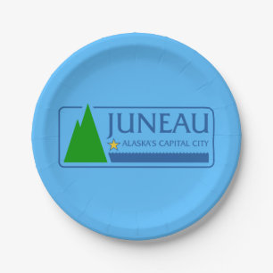 Flag of Juneau, Alaska Paper Plates