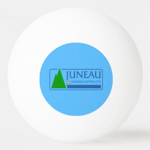 Flag of Juneau, Alaska Ping-Pong Ball