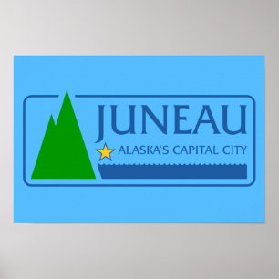 Flag of Juneau, Alaska Poster