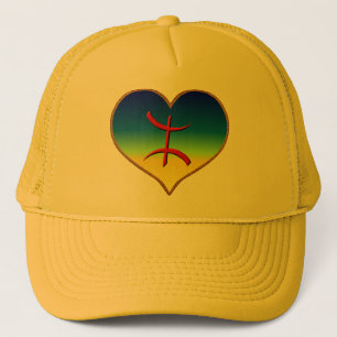flag of kabyle trucker hat
