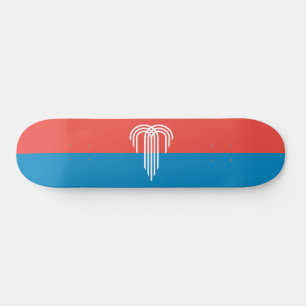 Flag of Kansas City (Missouri) Skateboard