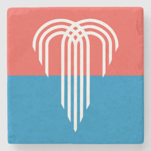 Flag of Kansas City (Missouri) Stone Coaster
