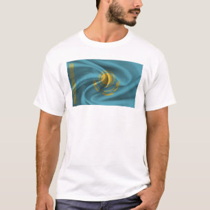 Flag Of Kazakhstan T-Shirt