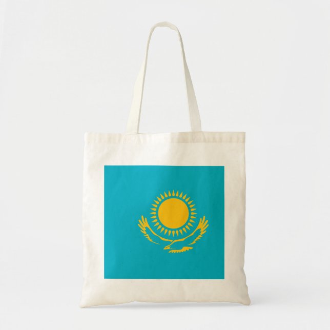 Flag of Kazakhstan Tote Bag (Front)