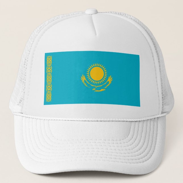 Flag of Kazakhstan Trucker Hat (Front)