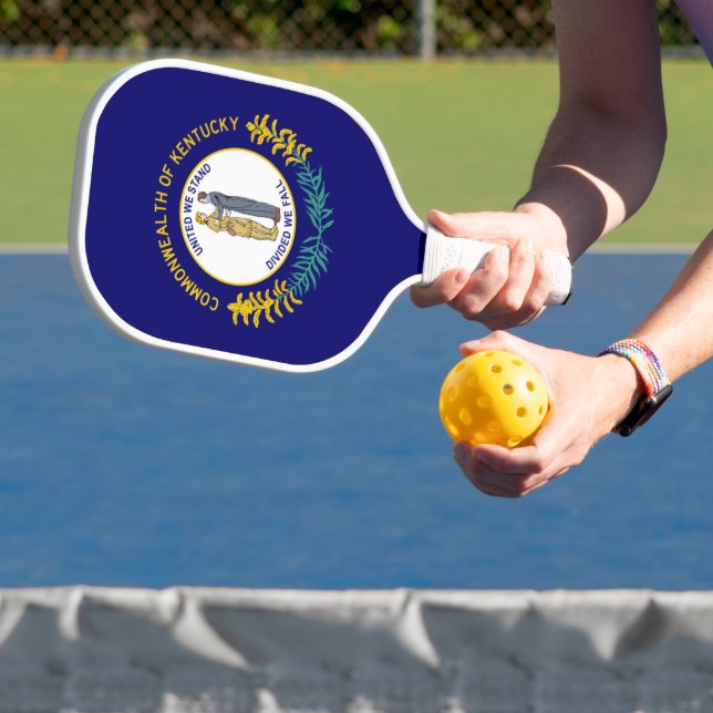Flag of Kentucky Pickleball Paddle (Insitu)