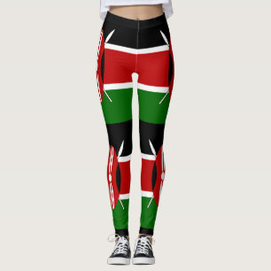 Flag of Kenya Bendera ya Kenya Leggings