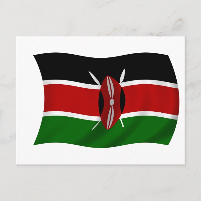Flag of Kenya Postcard (Front)