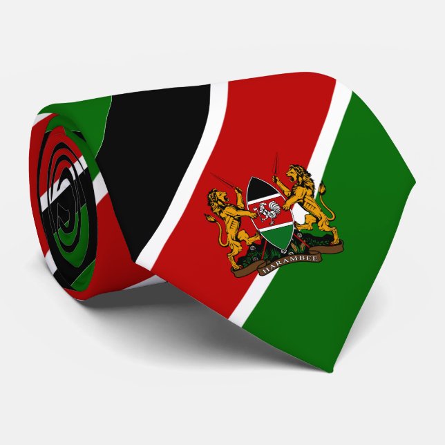 Flag of Kenya Tie (Rolled)