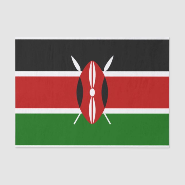 Flag of Kenya Tissue Paper (Front)