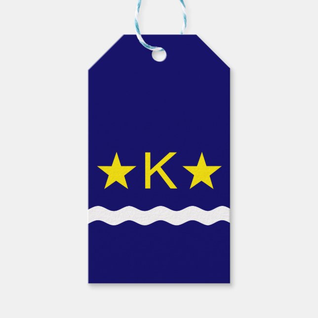 Flag of Kinshasa, Congo Gift Tags (Front)