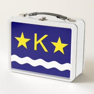 Flag of Kinshasa, Congo Metal Lunch Box