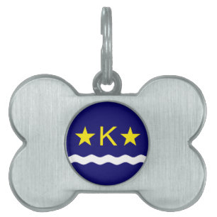 Flag of Kinshasa, Congo Pet ID Tag