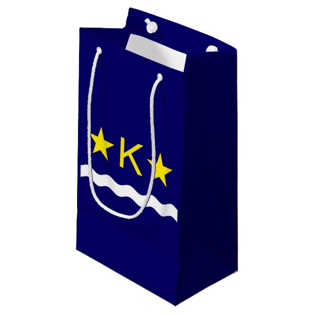 Flag of Kinshasa, Congo Small Gift Bag (Front Angled)