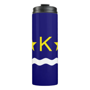 Flag of Kinshasa, Congo Thermal Tumbler