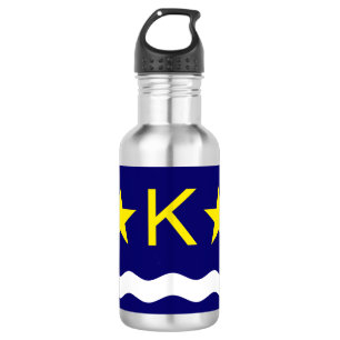 Flag of Kinshasa, Congo Water Bottle