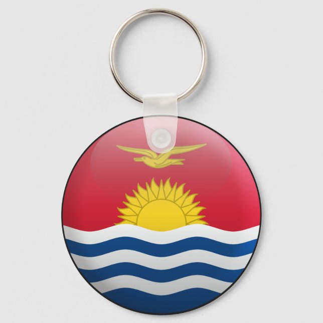 Flag of Kiribati Key Ring (Front)