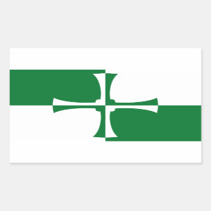 Flag of Kirkcudbrightshire Rectangular Sticker