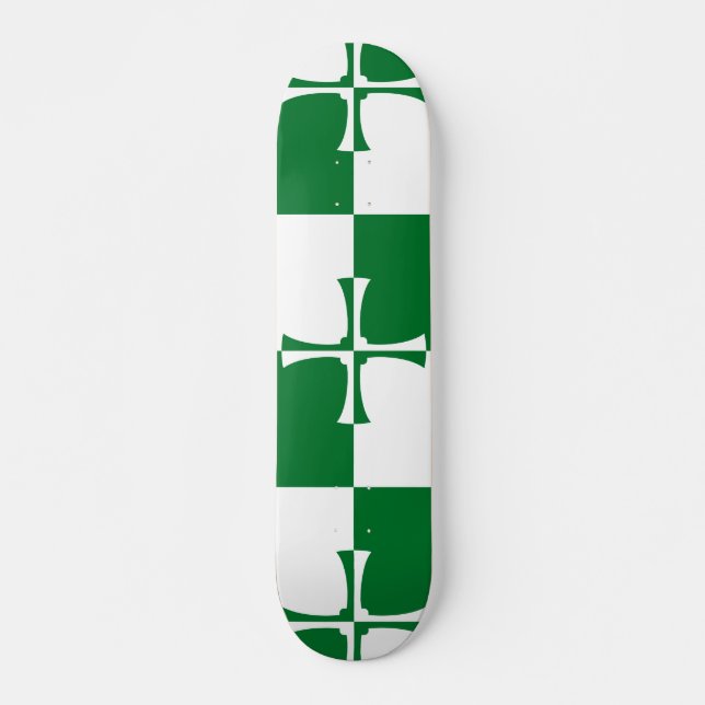 Flag of Kirkcudbrightshire Skateboard (Front)