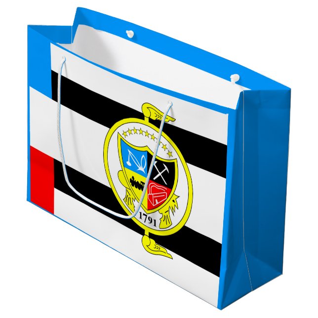 Flag of Knoxville, Tennessee Large Gift Bag (Front Angled)