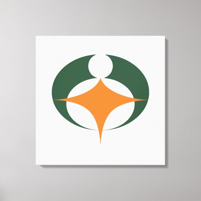 Flag of Koga, Shiga, Japan Canvas Print (Front)