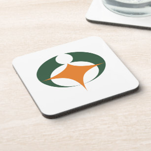 Flag of Koga, Shiga, Japan Coaster