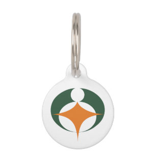 Flag of Koga, Shiga, Japan Pet Tag