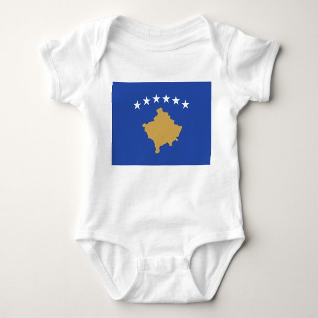 Flag of Kosovo Baby Bodysuit (Front)