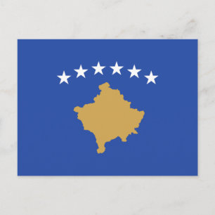 Flag of Kosovo Postcard