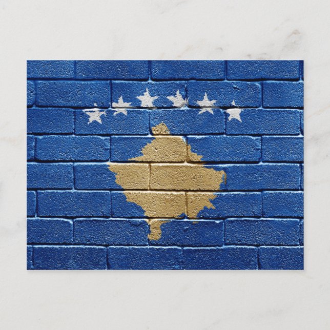 Flag of Kosovo Postcard (Front)