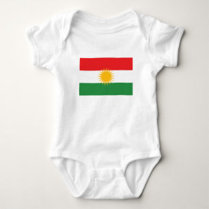 Flag of Kurdistan; Kurd; Kurdish Baby Bodysuit