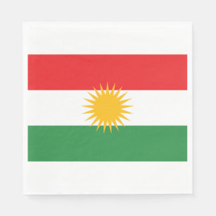 Flag of Kurdistan Napkin