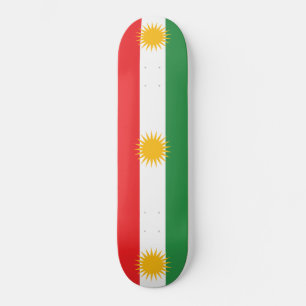 Flag of Kurdistan Skateboard