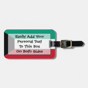 Flag of Kuwait Easy ID Personal Luggage Tag