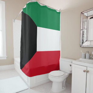 Flag of Kuwait Shower Curtain
