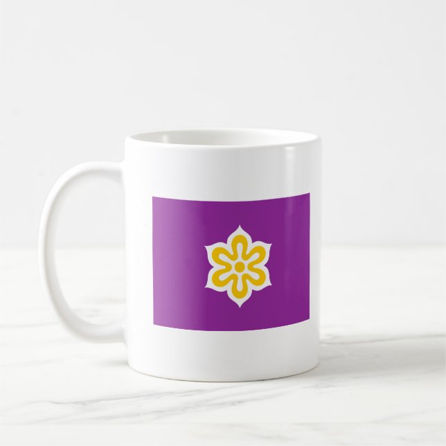 Flag of Kyoto Prefecture, Japan Coffee Mug (Left)