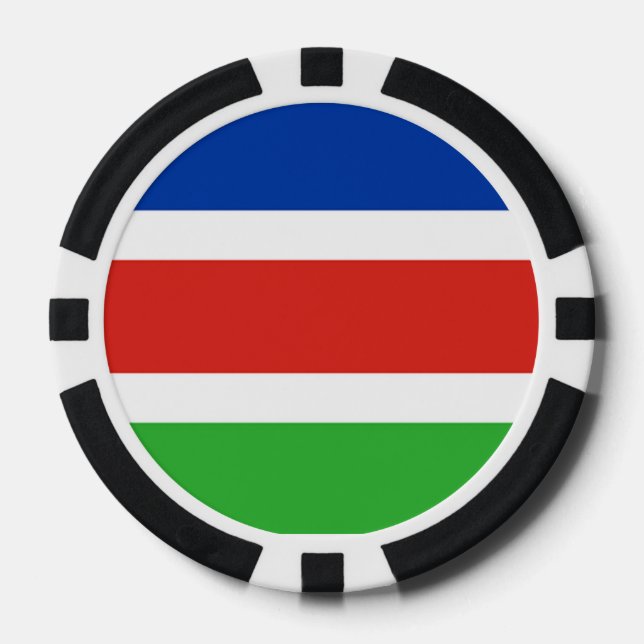 Flag of Laarbeek Poker Chips (Front)