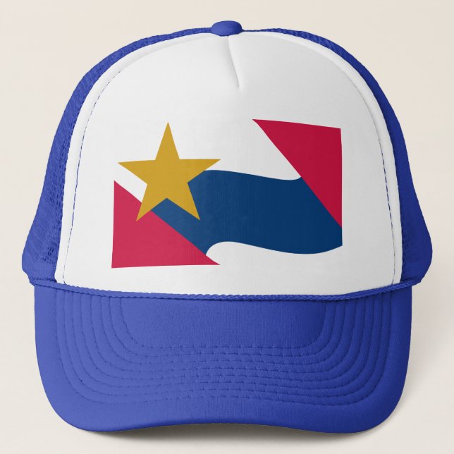 Flag of Lafayette, Indiana Trucker Hat (Front)