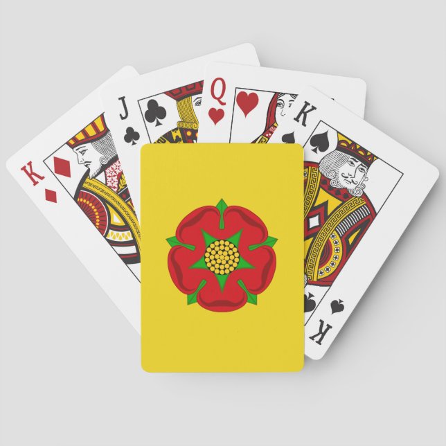 Flag of Lancashire Playing Cards (Back)
