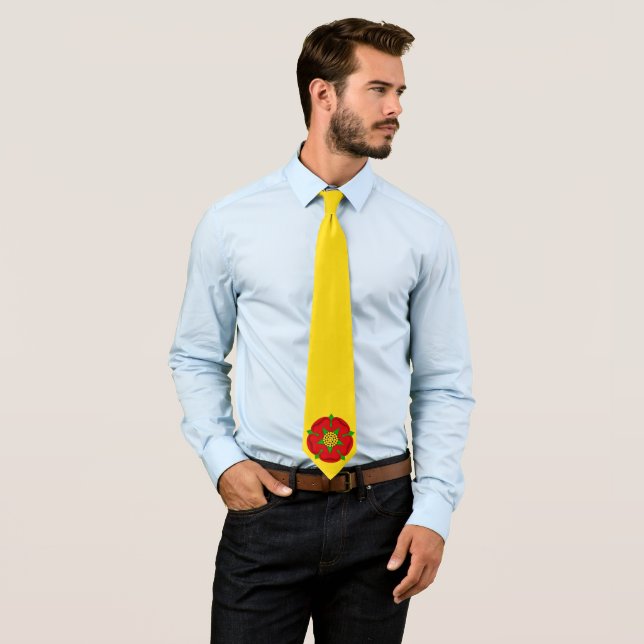 Flag of Lancashire Tie (In Situ)