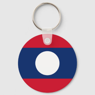 Flag of Laos Key Ring