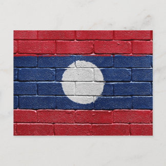 Flag of Laos Postcard
