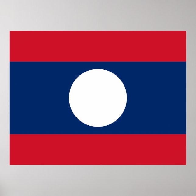 Flag of Laos Poster (Front)