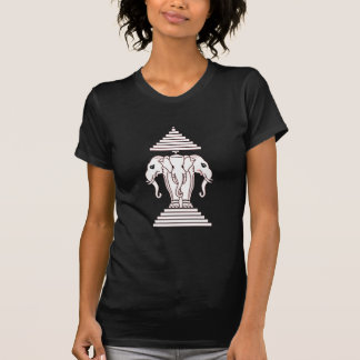FLAG OF LAOS THREE HEAD ELEPHANT T-Shirt