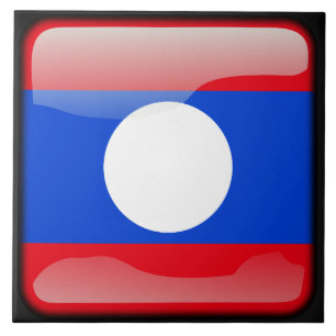 Flag of Laos Tile