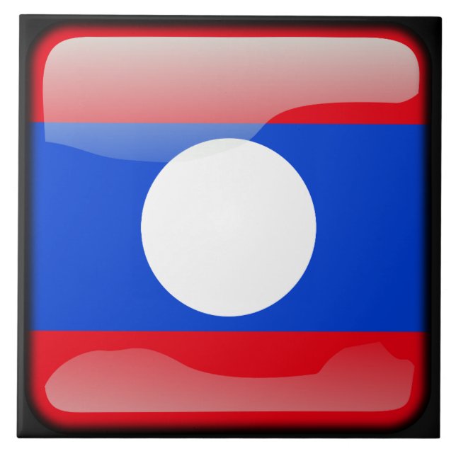 Flag of Laos Tile (Front)